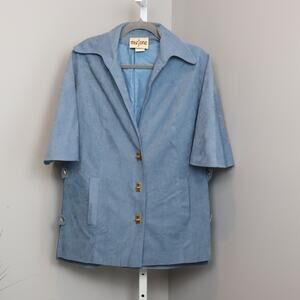 Vintage Marjone Blue Swing Cape/Jacket – Size M